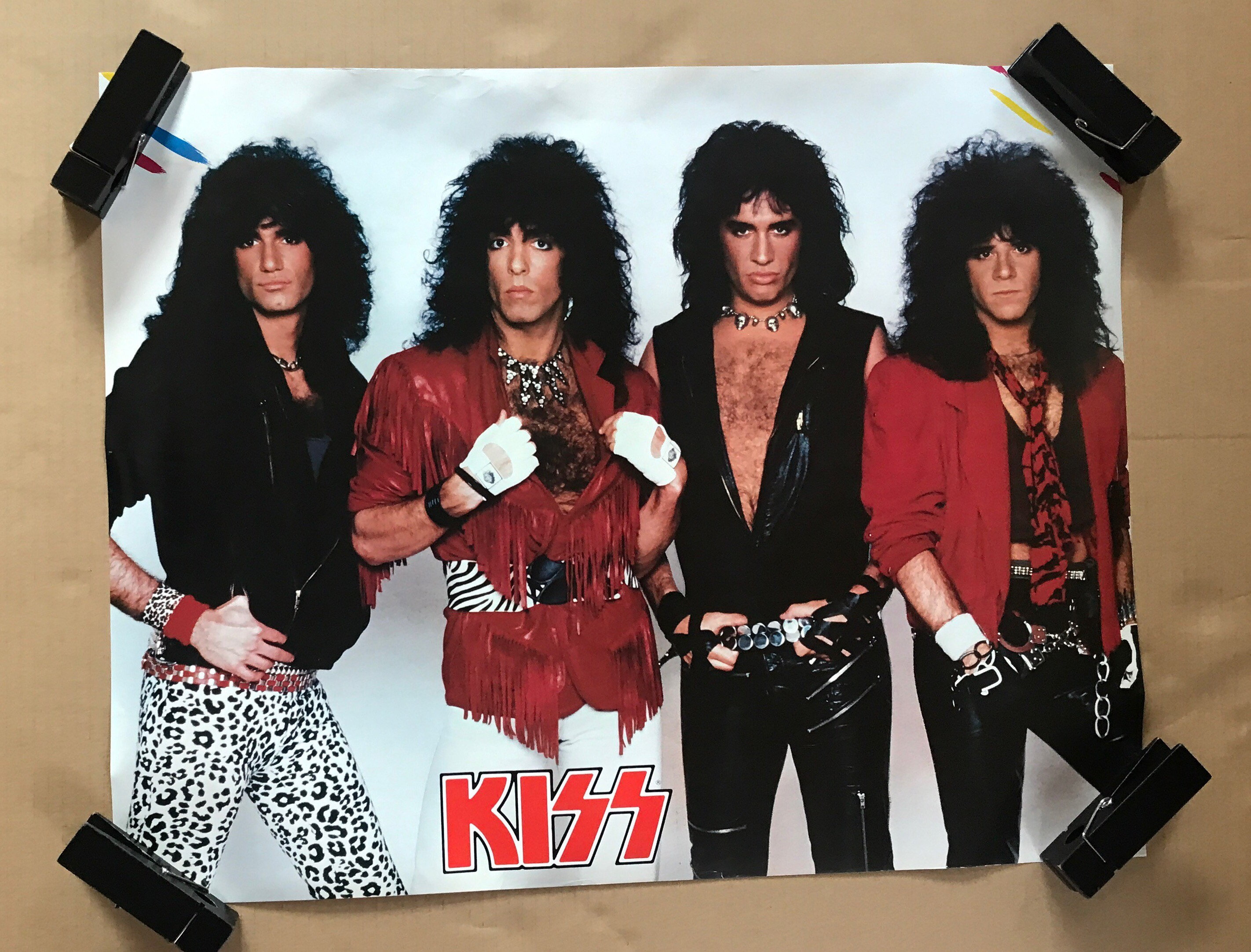 激レア!KISS 1980 ポスター♪当時物 非売品※※※ジャンク※※※ 激レア!KISS