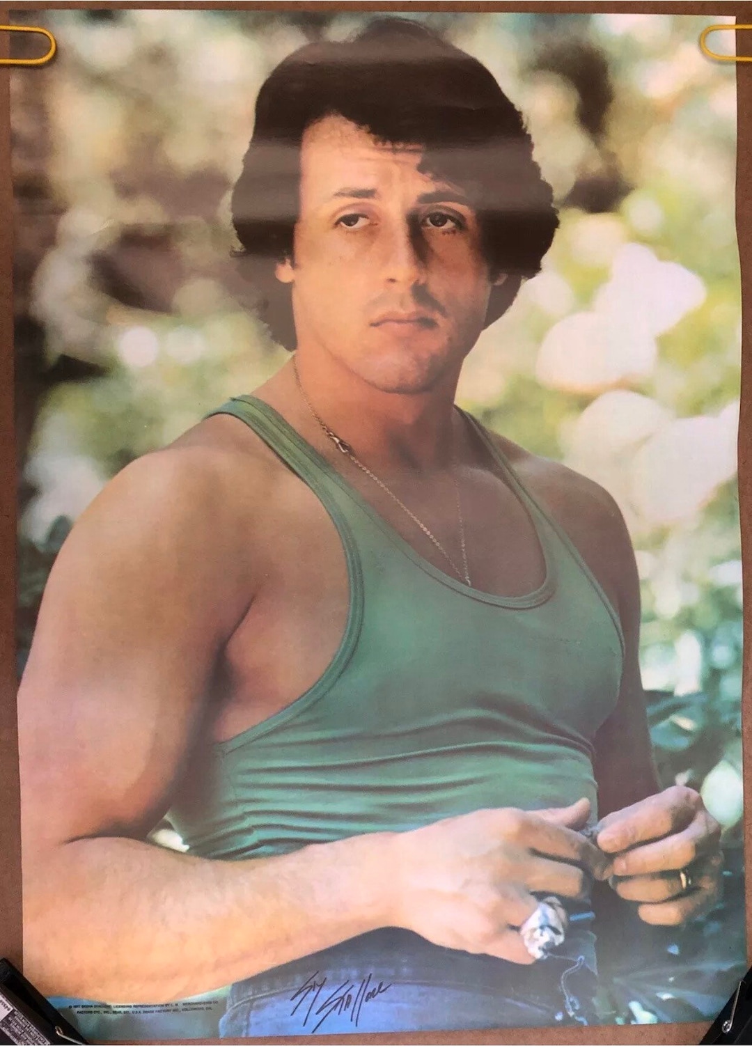 オリジナル ビンテージ ポスター シルベスター スタローン 映画記念品