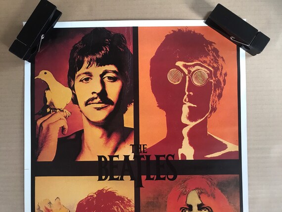 Beatles Richard Avedon poster ビートルズ　ポスター Vintage Original the Beatles Richard Avedon Mini Print 1970s Music
