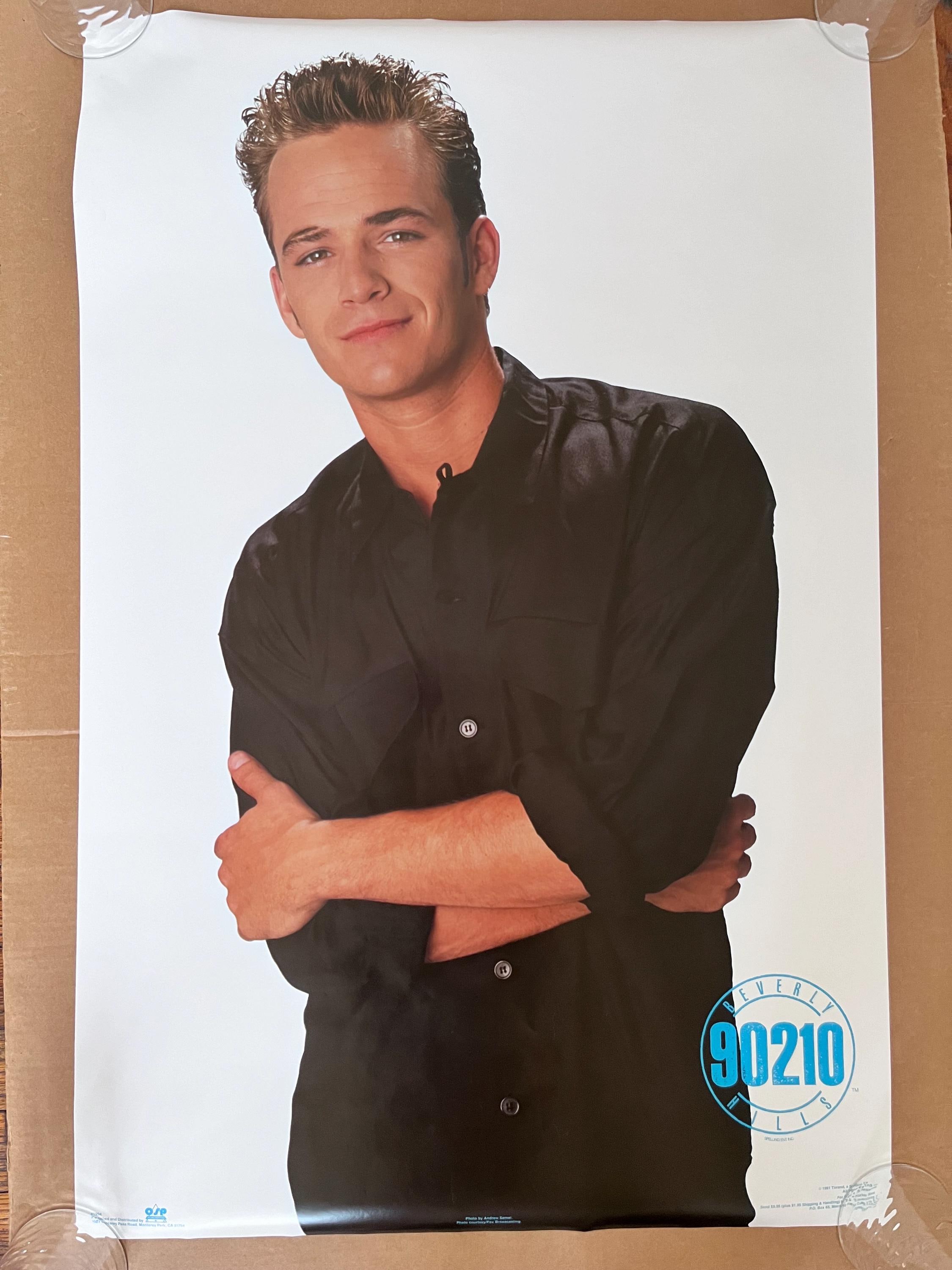 Luke Perry Vintage Poster Dylan Mckay Version 1 Television