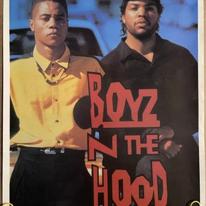 Vintage Cartel de la película Boyz n el cubo de hielo de la campana 1990