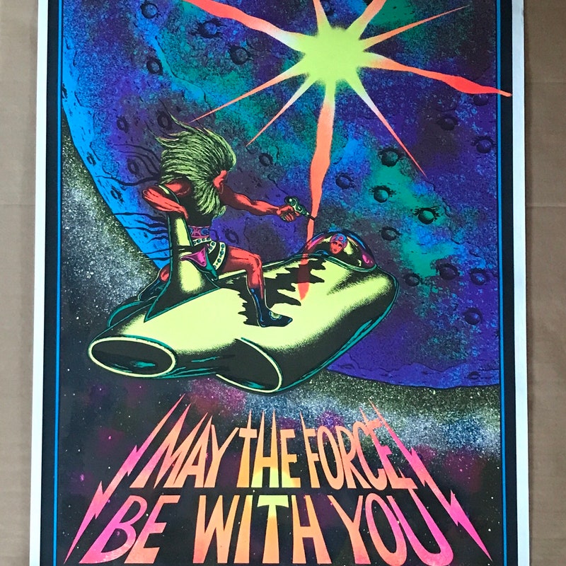 Black Light Poster Vintage - Etsy