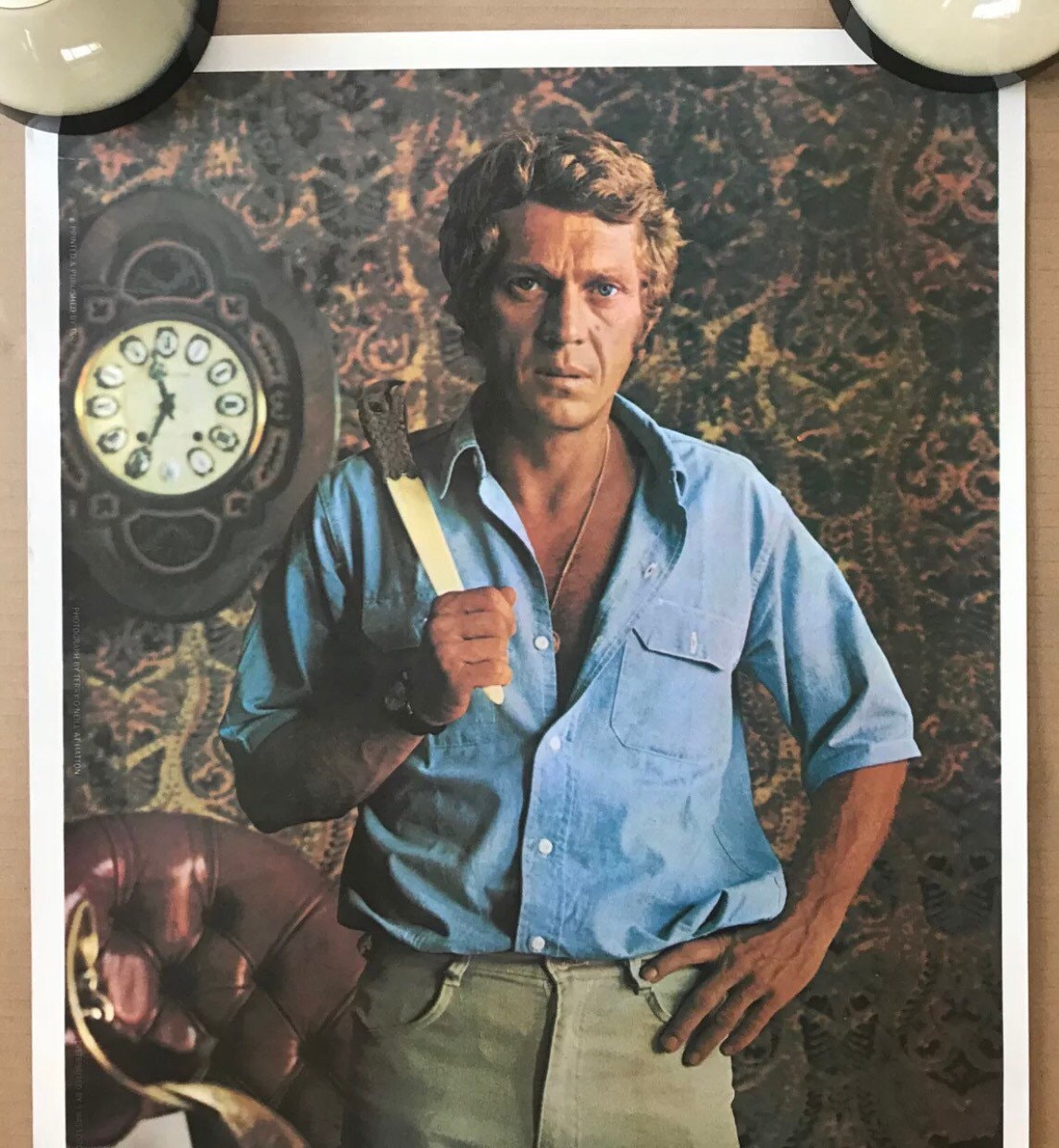 ヴィンテージ オリジナル 1970 年代 スティーブ マックイーン