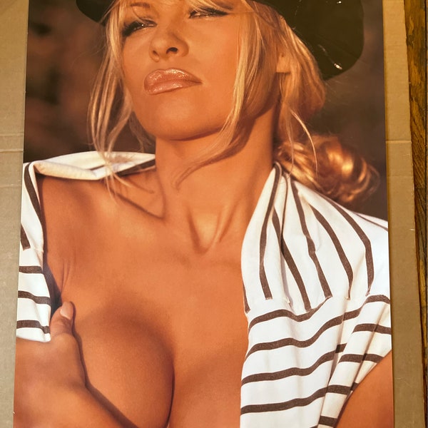 Pamela Anderson playboy vintage poster 1997