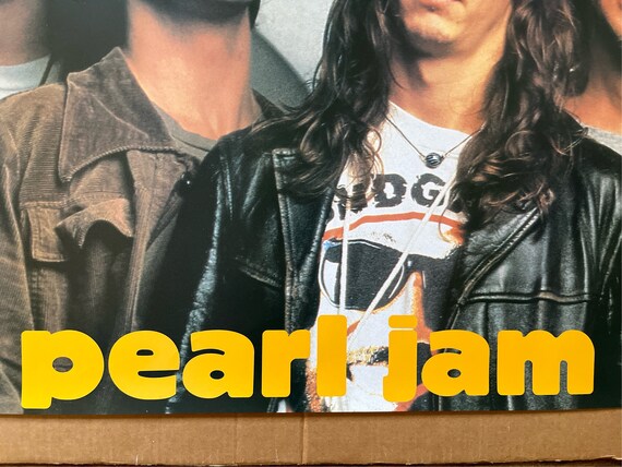 Vintage Poster Pearl Jam 1990s Music Memorabilia Rock - Etsy