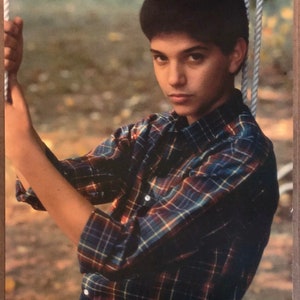 Cartel Vintage Original Ralph Macchio karate kid Daniel LaRusso Los Forasteros