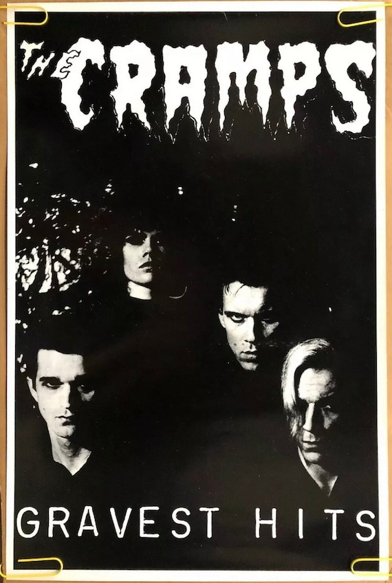 THE CRAMPS ヴィンテージポスター ザ・クランプス オリジナル ビンテージ ポスター 1980 年代 ロック