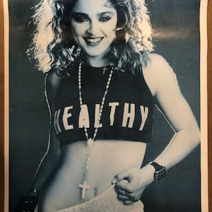 マドンナ ビンテージ ポスター 音楽 記念品 1980 年代 ピンナップ 健康