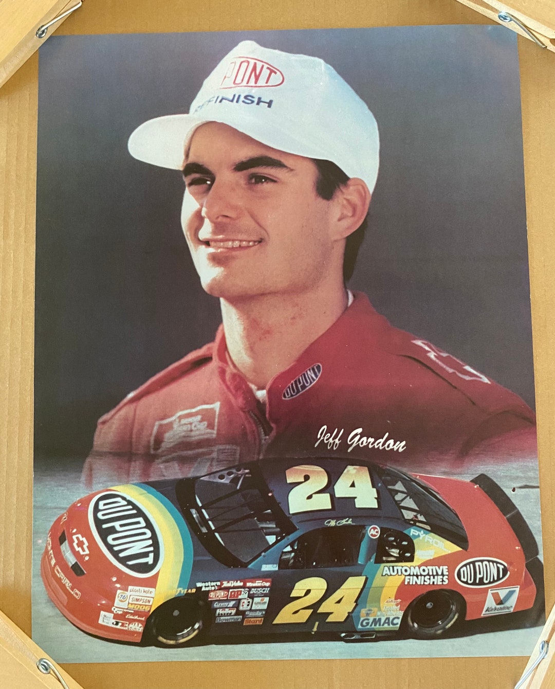 ジェフ・ゴードン オリジナル ビンテージ ポスター NASCAR ドライバー