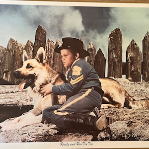 Vintage Original Poster Rusty Rin Tin Tin TV Show 1976 Movie Poster TV Memorabilia