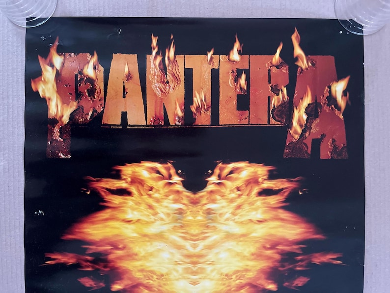 Original 2000 Pantera Reinventing the Steel Poster Heavy Metal Music ...