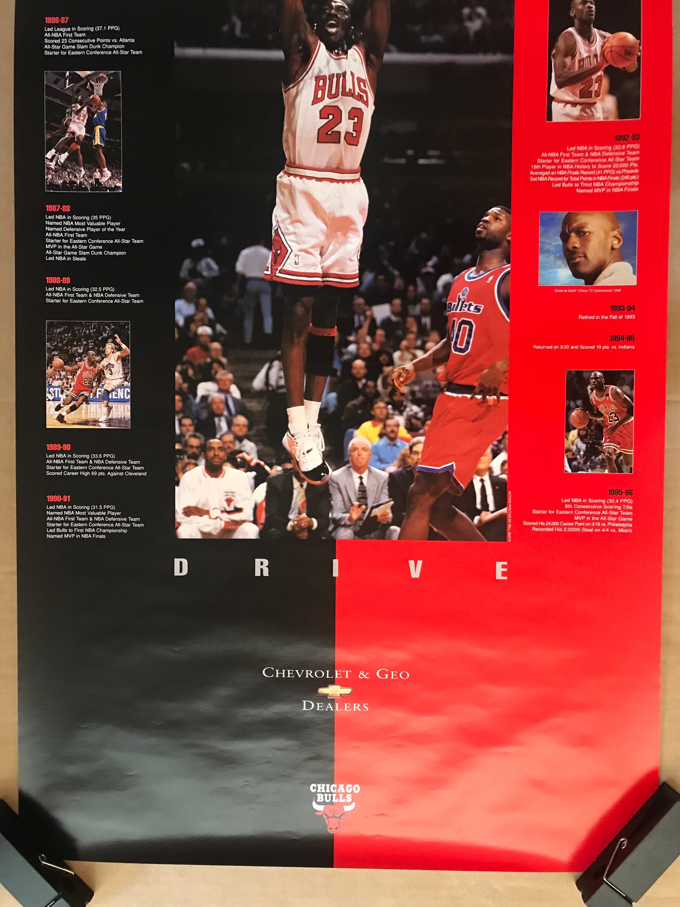 Michael Jordan Game Night Chicago Bulls NBA Basketball Poster - Cost –  Sports Poster Warehouse