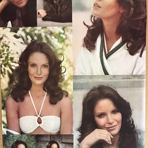 Póster original vintage Jacklyn Smith Kelly Charlie's Angels 1977 TV Movie Actress Memorabilia