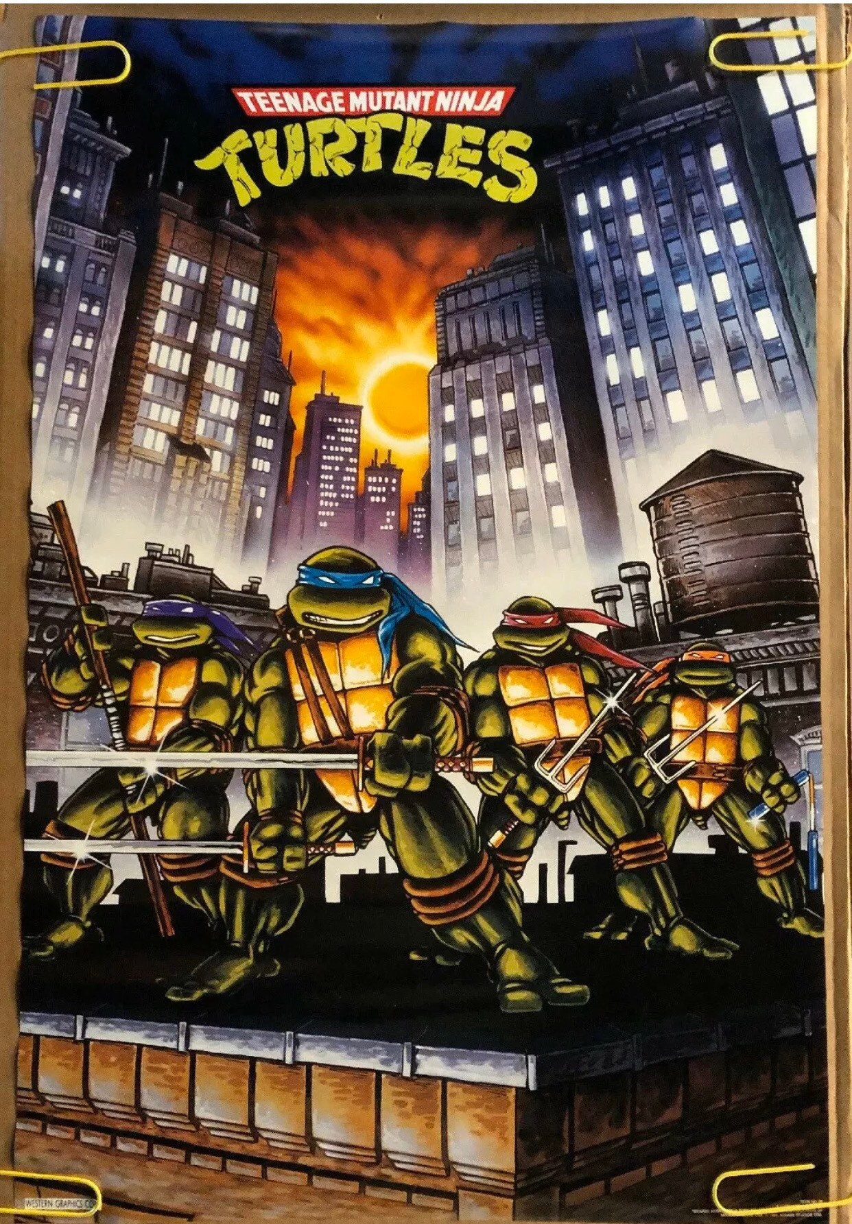 Teenage Mutant Ninja Turtles Poster 1989