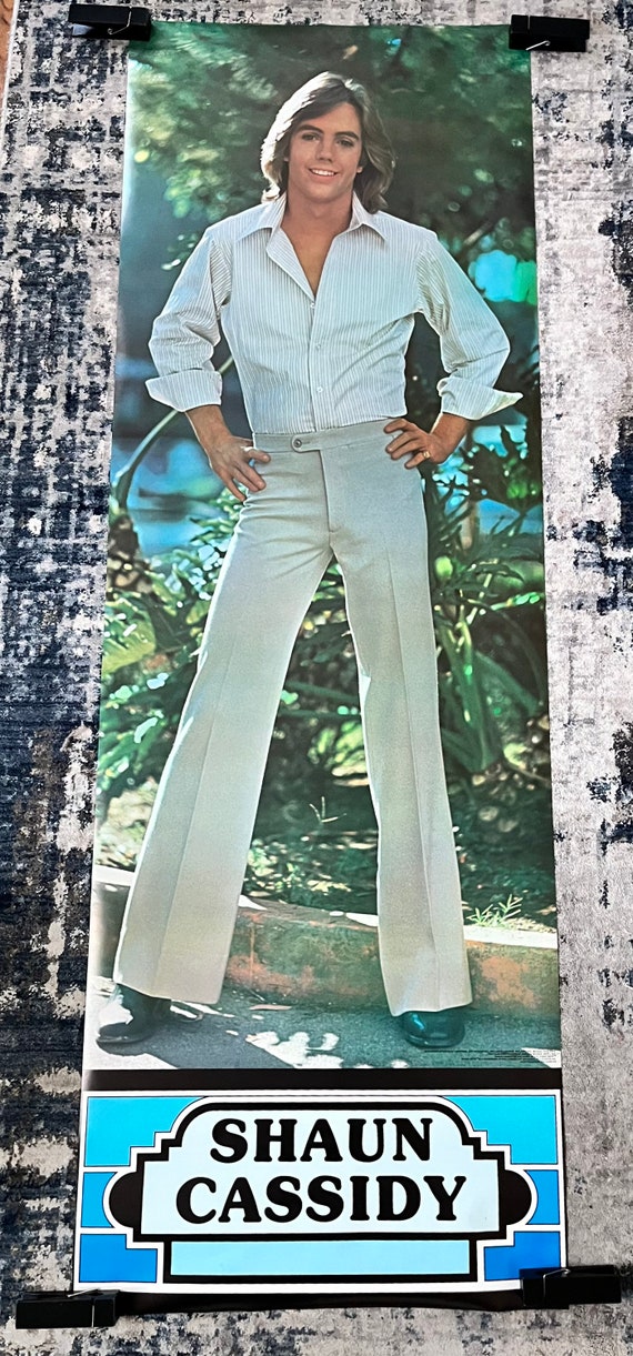 Vintage Original Poster Giant Shaun Cassidy XL Door Size -