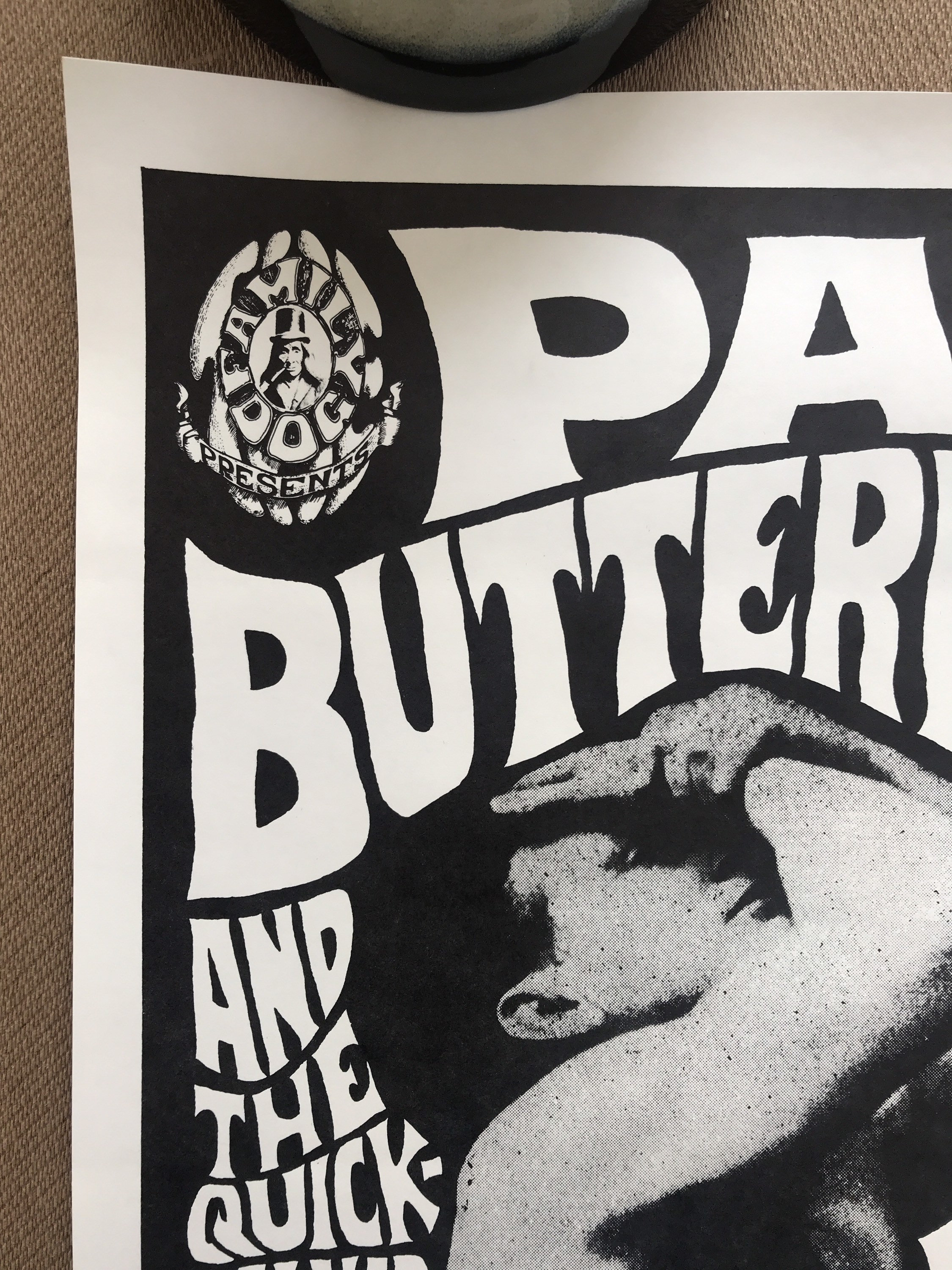 Vintage 1970s Paul Butterfield Reproduction Pinup Poster Dance
