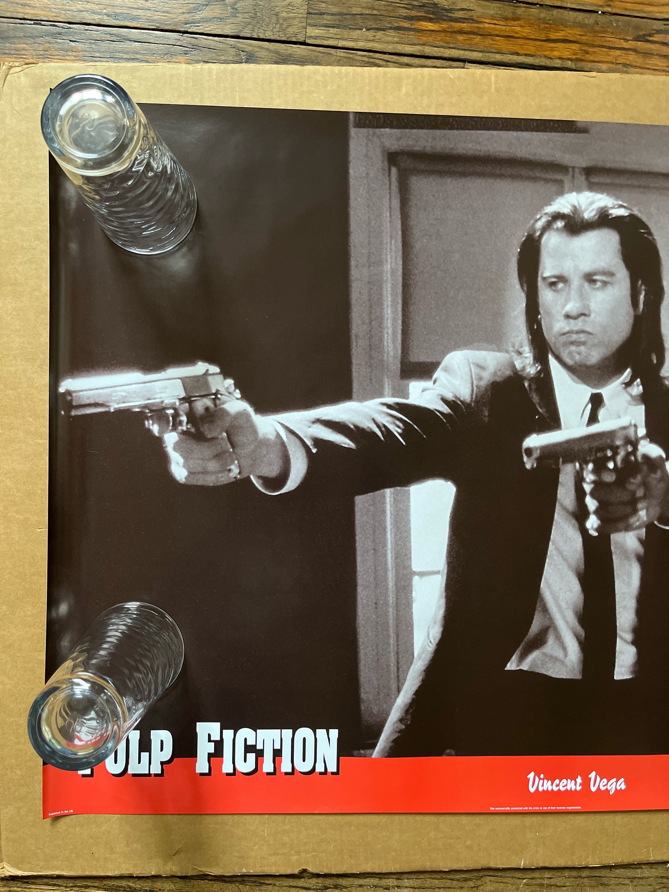 映画パルプ・フィクション サミュエル・L・ジャクソン ポスター ビンテージ パルプ フィクション 映画ポスター ジョン トラボルタ