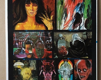 Original Vintage Poster Night Gallery Television Series Monster Horror 1970s