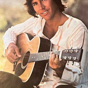 Cartel vintage original de recuerdos musicales de Richard Hatch