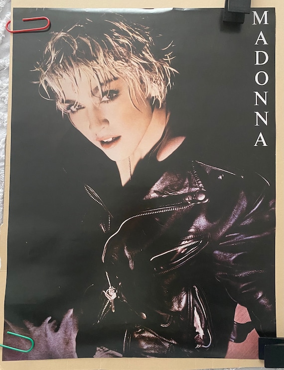 Vintage Poster Madonna 1980's Music Memorabilia Promo - Etsy