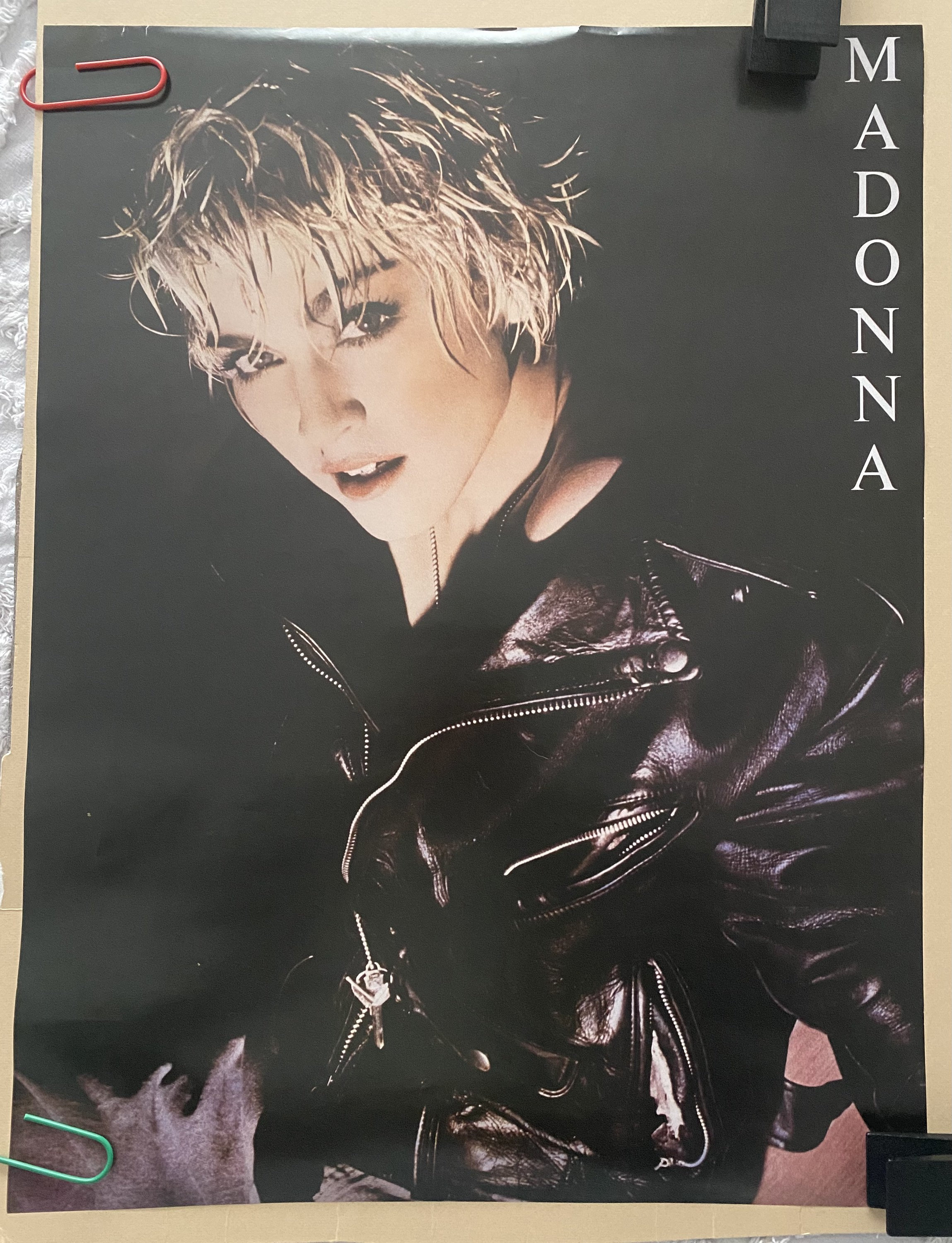Vintage Poster Madonna 1980's Music Memorabilia Promo - Etsy