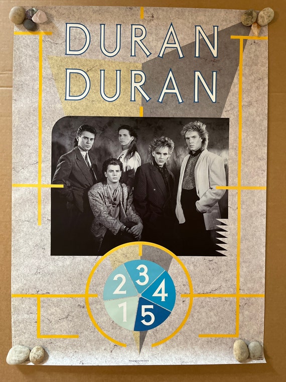 Duran Duran Music Memorabilia Vintage Poster 1980s - Etsy