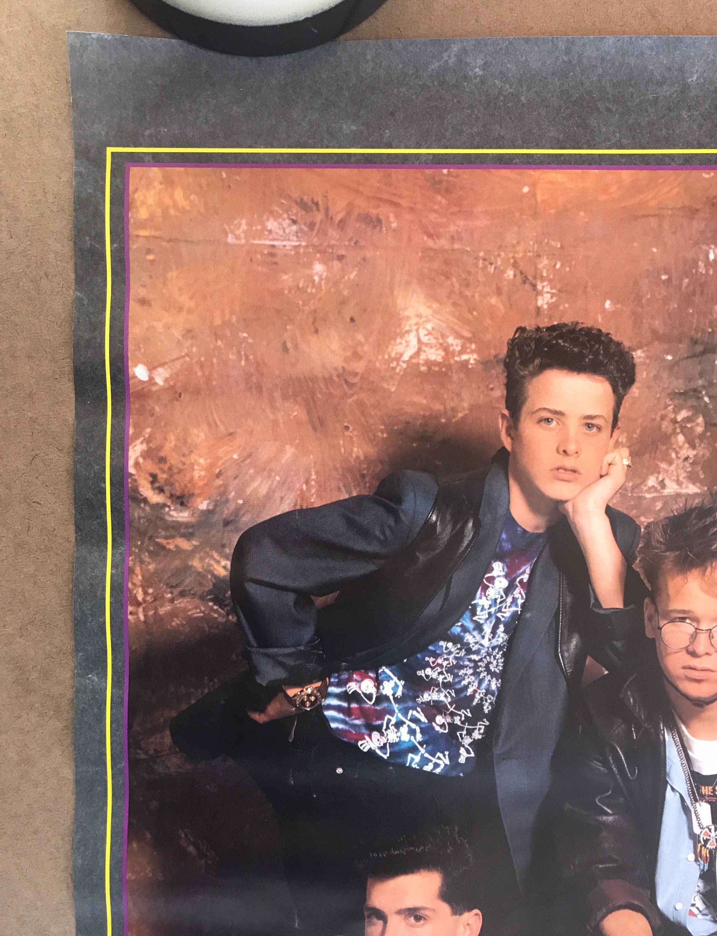 入手困難☆89～90年 ニューキッズオンザブロック ワールドツアー ジャケット Vtg 90s NKOTB New Kids On The Block Jacket 89-90 Hangin Tough