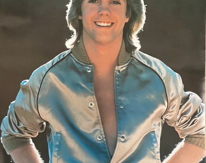 Vintage Original Poster Shaun Cassidy Jacket 1977 Fan Club Pinup TV