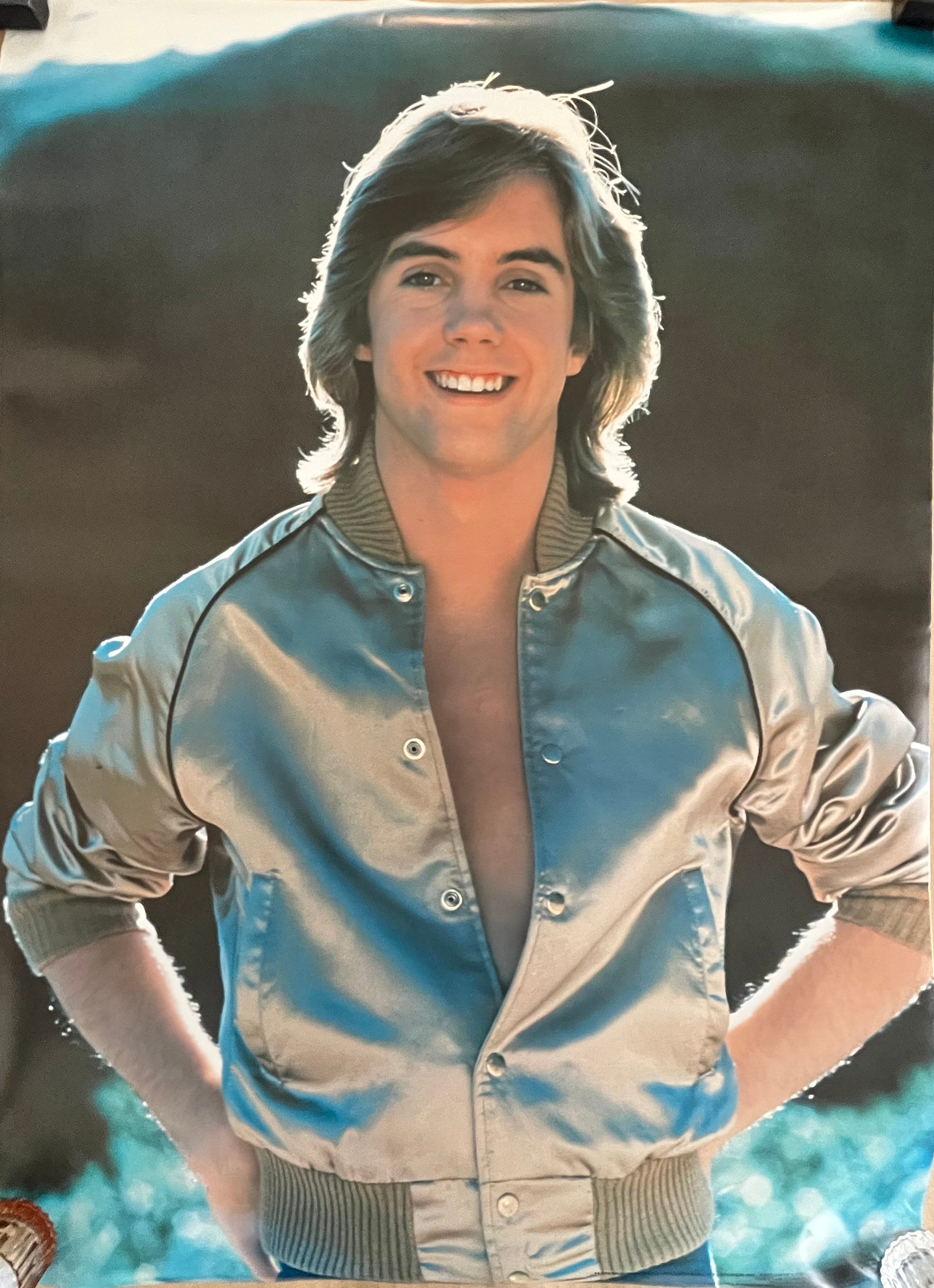 Vintage Original Poster Shaun Cassidy Jacket 1977 Fan Club Pinup