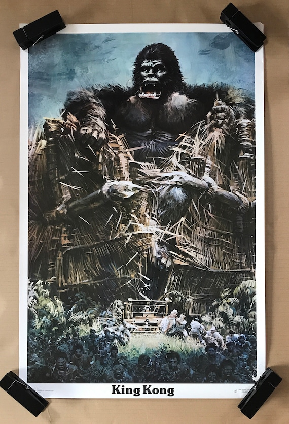 キングコング　76年　アメリカ公開時オリジナルポスター キングコング 76年 アメリカ公開時オリジナルポスター （Amazon