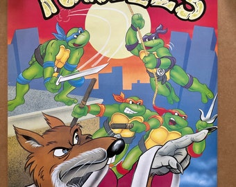 ビンテージ ポスター ティーンエイジ ミュータント ニンジャ