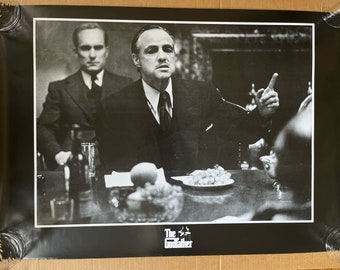 ゴッドファーザー 1972年 マーロン・ブランド ビンテージ映画ポスター