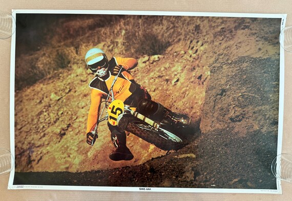 Trans Ama Vintage Poster Dirt Bike Motocross 1972 Thought Factory