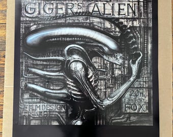H.R. Giger - Alien Film Design | Original Vintage Silkscreen