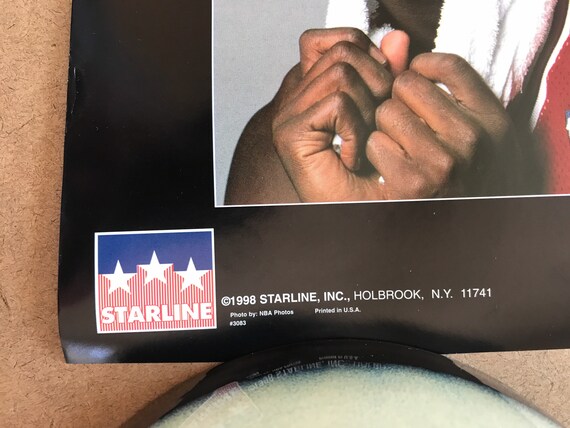 Vintage original 1990s Michael Jordan a través de los años póster