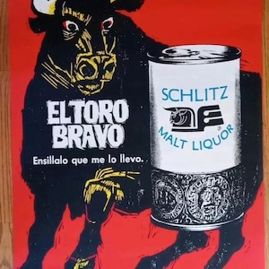 Schlitz beer bull - Etsy 日本