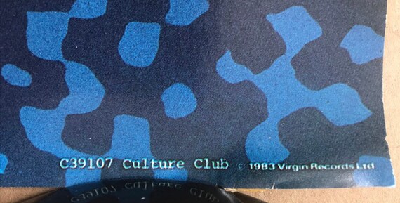 Vintage Original 1980s Culture Club Poster 1983 Music Memorabilia