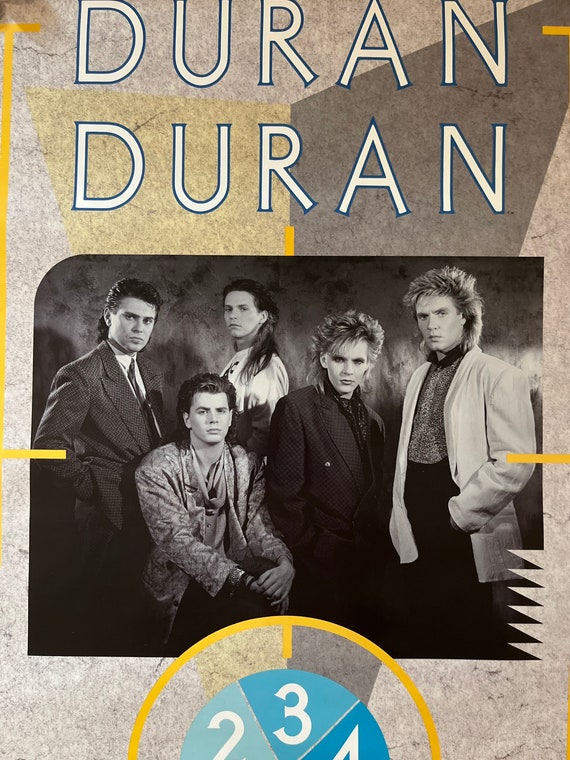 Duran Duran Music Memorabilia Vintage Poster 1980s - Etsy