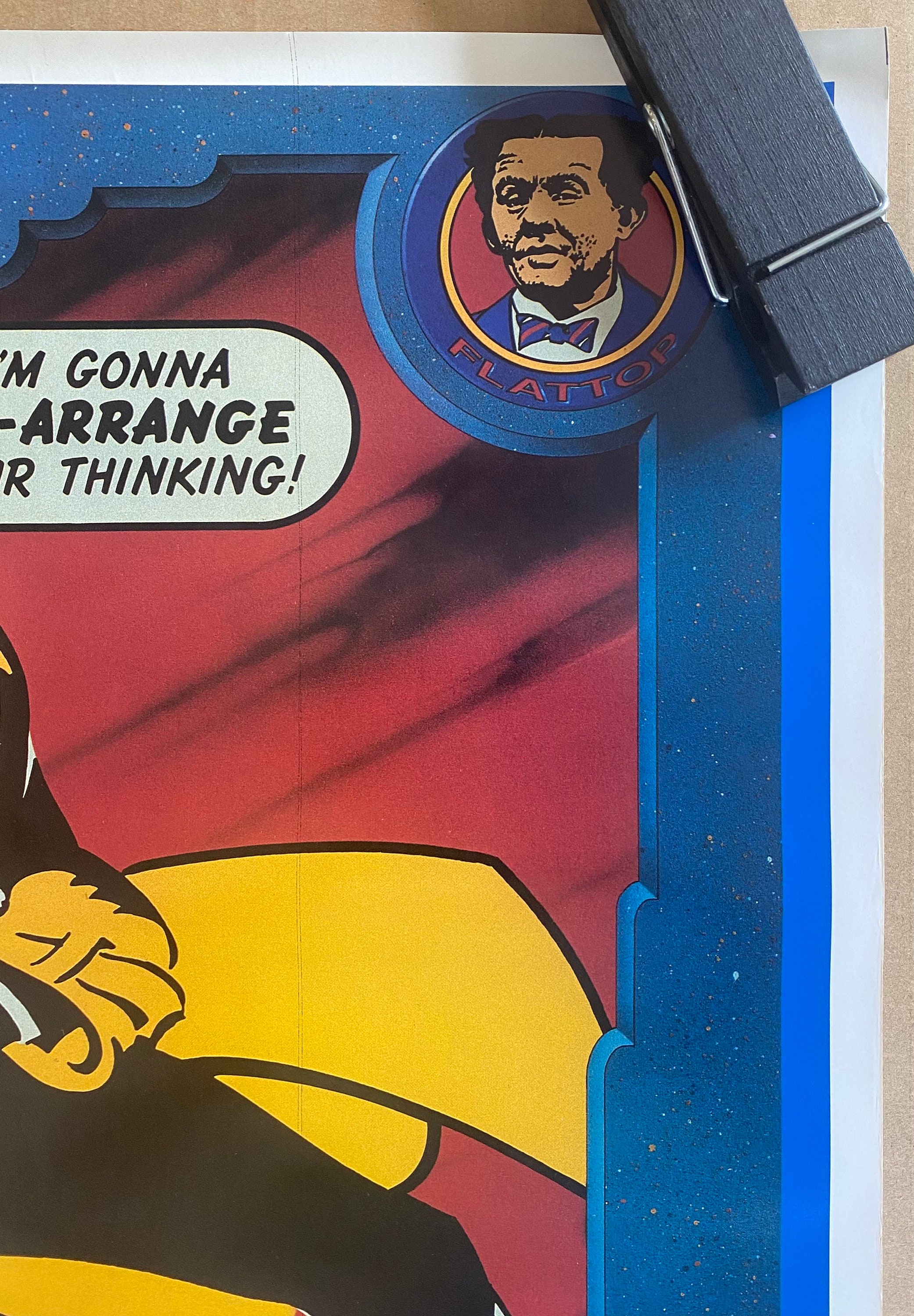 ディック・トレイシー オリジナル ビンテージ ポスター 1980