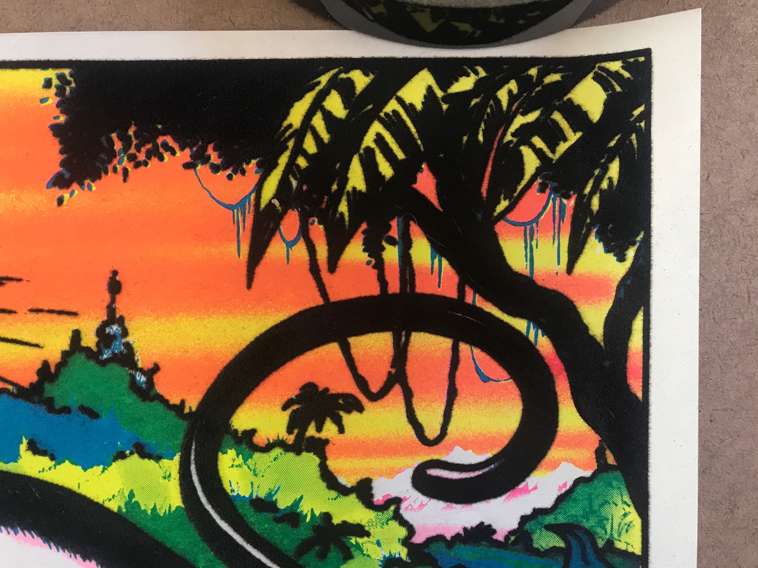 ヴィンテージ オリジナル 1970 年代 1980 年代 ブラック パンサー