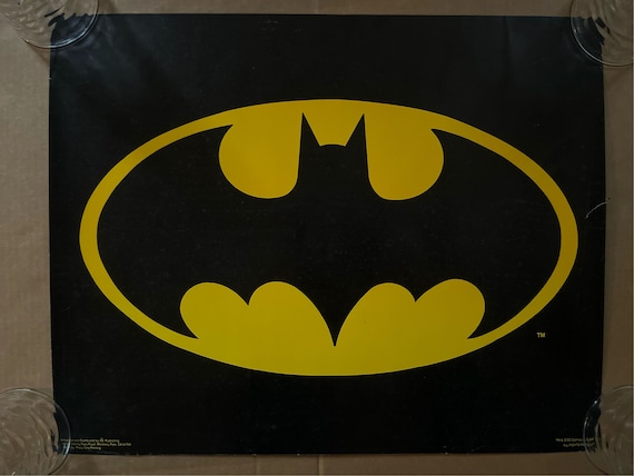 70'sアンティーク ポスター　バットマン　BATMAN バットマン ロゴ ポスター オリジナル ヴィンテージ スーパーヒーロー