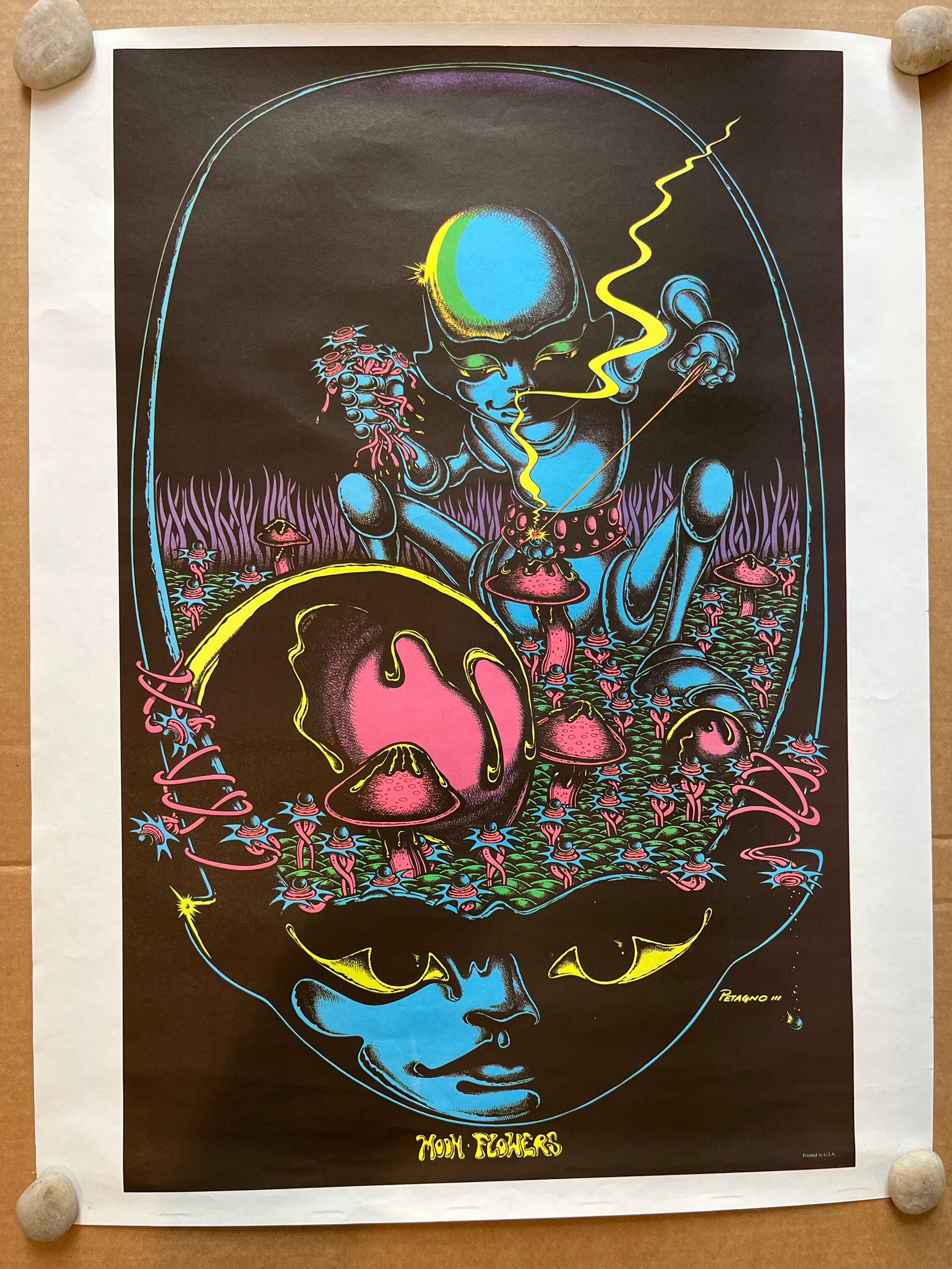 1996 vintage Psychedelic Peace フロッキーポスター 1996 vintage Psychedelic Peace フロッキーポスター - メルカリ