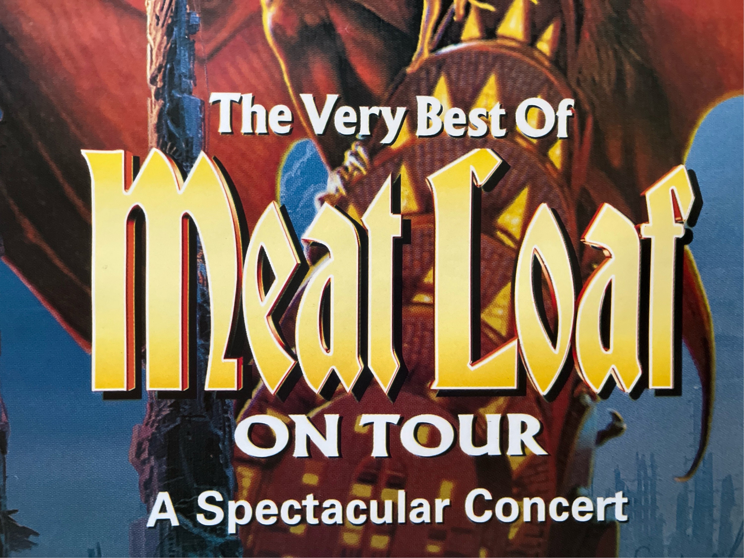 Vintage Poster the Very Best of Meatloaf on Tour 1990s Music Promo 