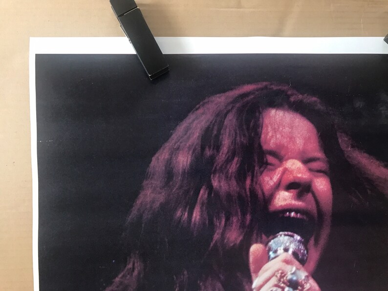 Vintage Original 1972 Janis Joplin 1943-1970 Poster Rock Music Concert ...