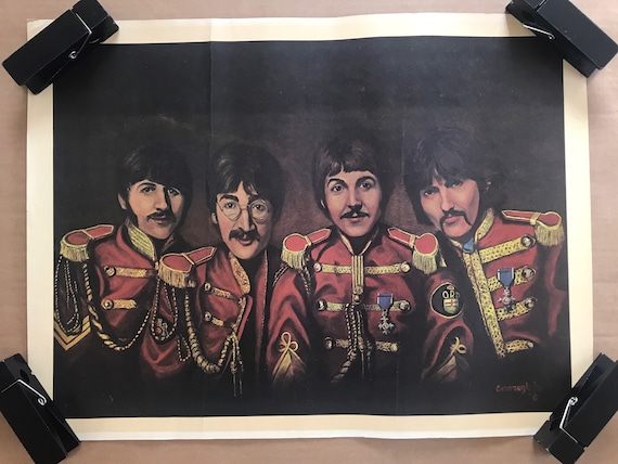 中古【 ビートルズ 】ロンリーハーツクラブ ショルダーバッグ 激レア
