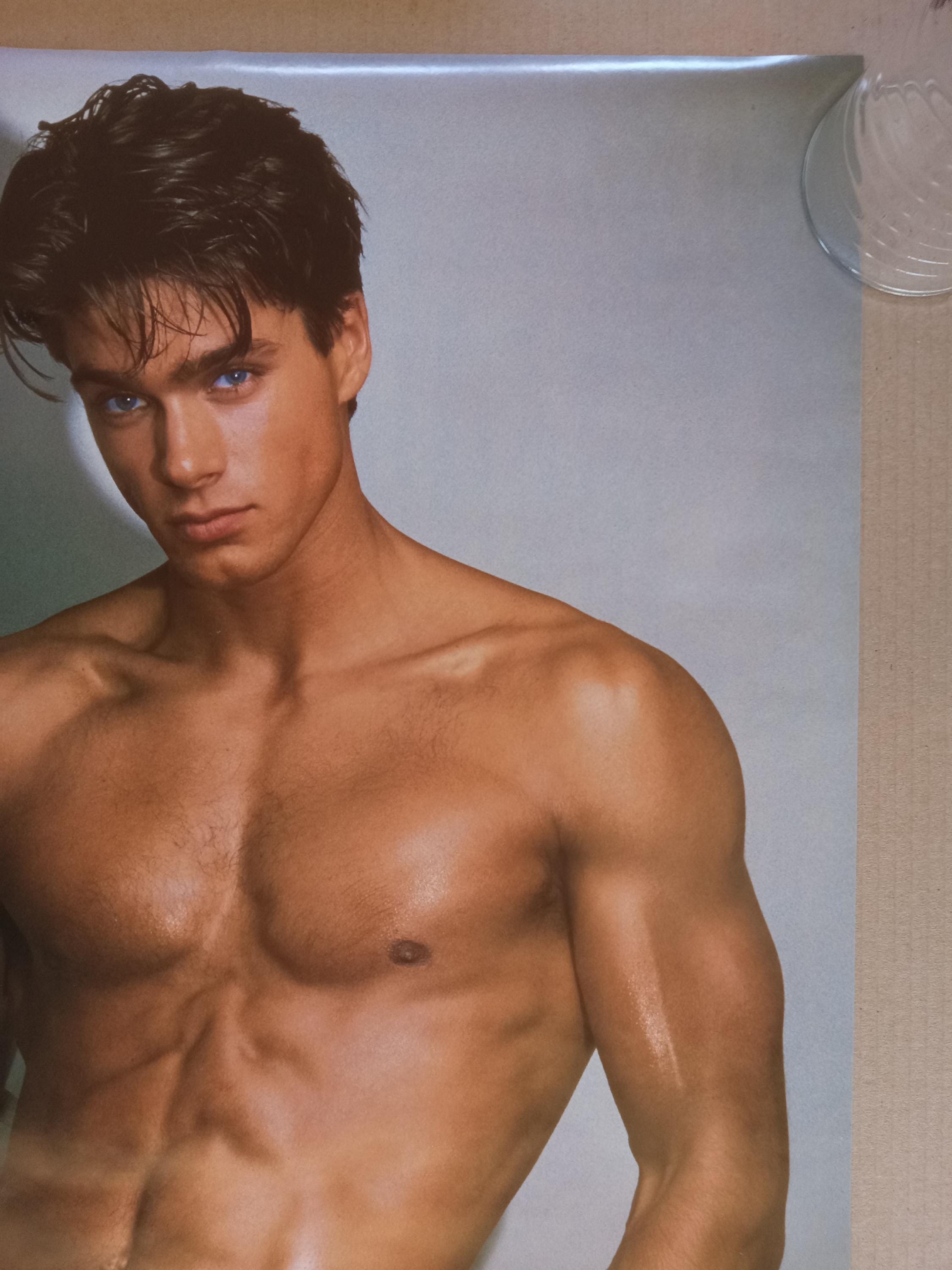 Berion Vintage Poster Male Model Pinup Guy Boy Man Dorm Room - Etsy