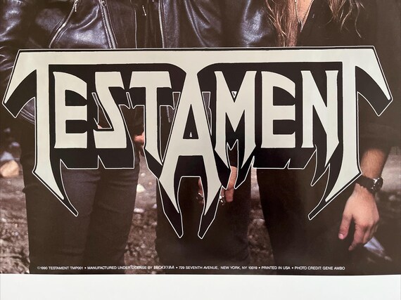 TESTAMENT テスタメント サイン入りドラムヘッド、ピックセット Testament - TESTAMENT 'Cold Embrace' limited edition art print p