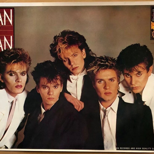 Original Vintage Poster Duran Duran Music Memorabilia Pin up ...