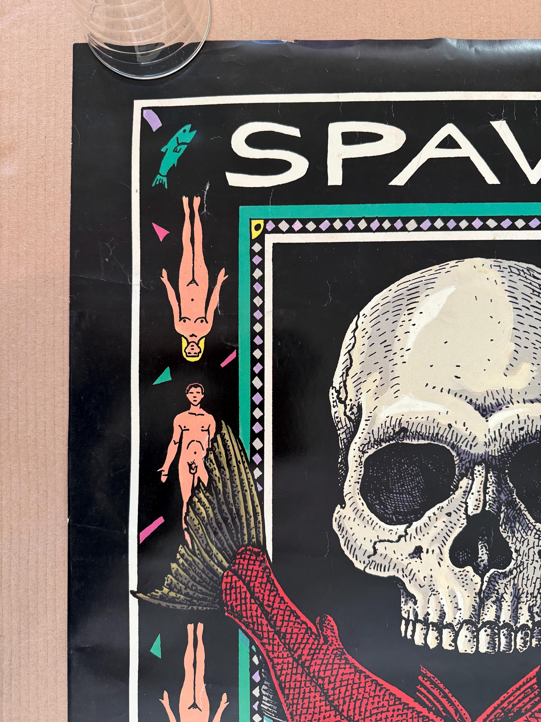 Spawn Till You Die Vintage Later Ray Troll Illustration Drawing