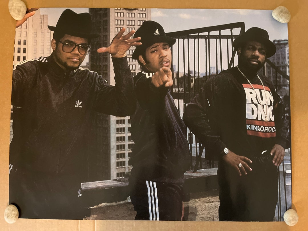 Run DMC Vintage Poster Rap Hip Hop Music 1980s - Etsy